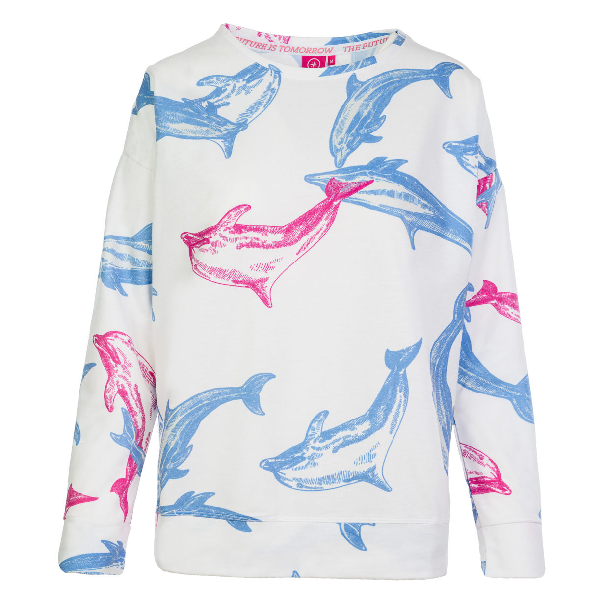 Frekja - Langarm Shirt mit Delphinen