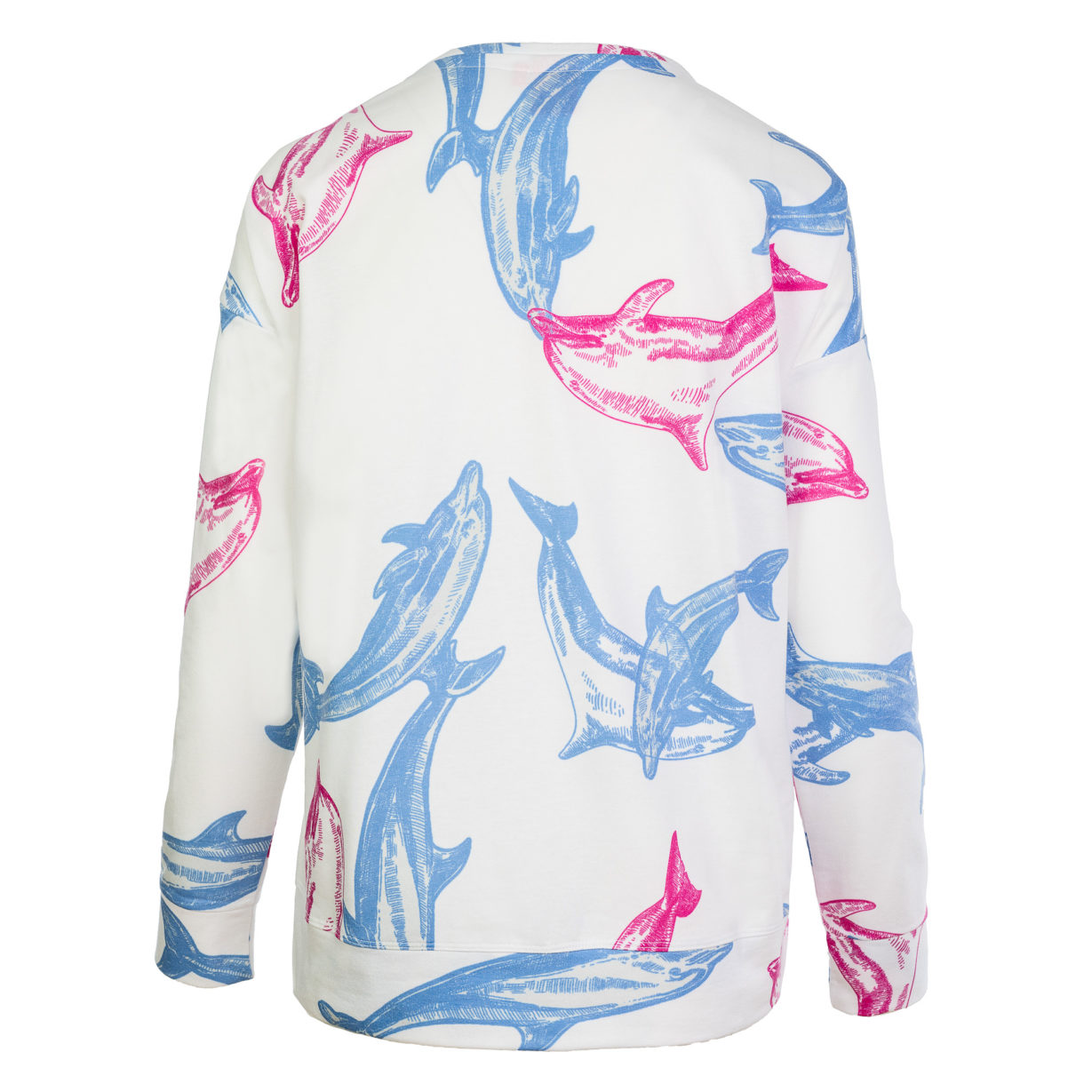 Frekja - Langarm Shirt mit Delphinen Rücken