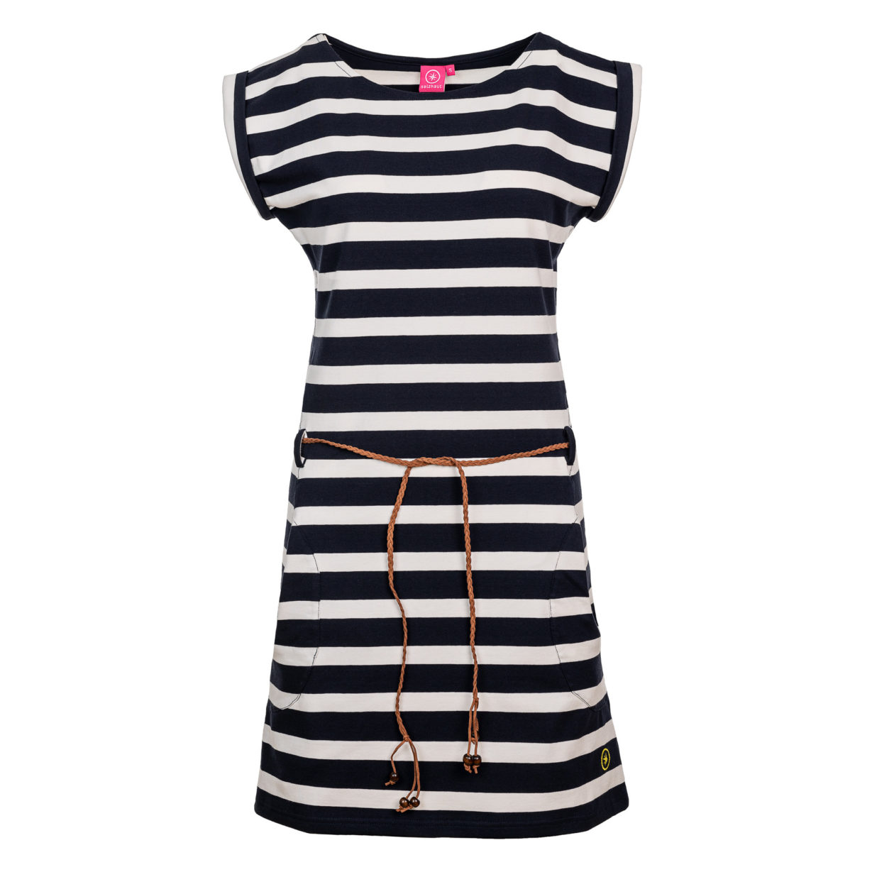 Francilla Kleid mit Colourblock-Streifen