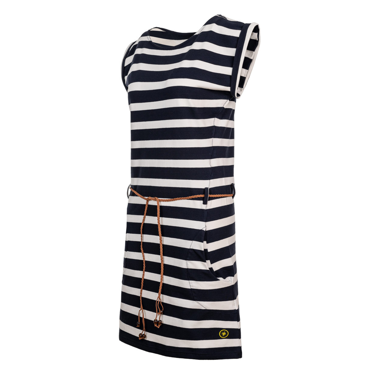 Francilla Kleid mit Colourblock-Streifen Seite