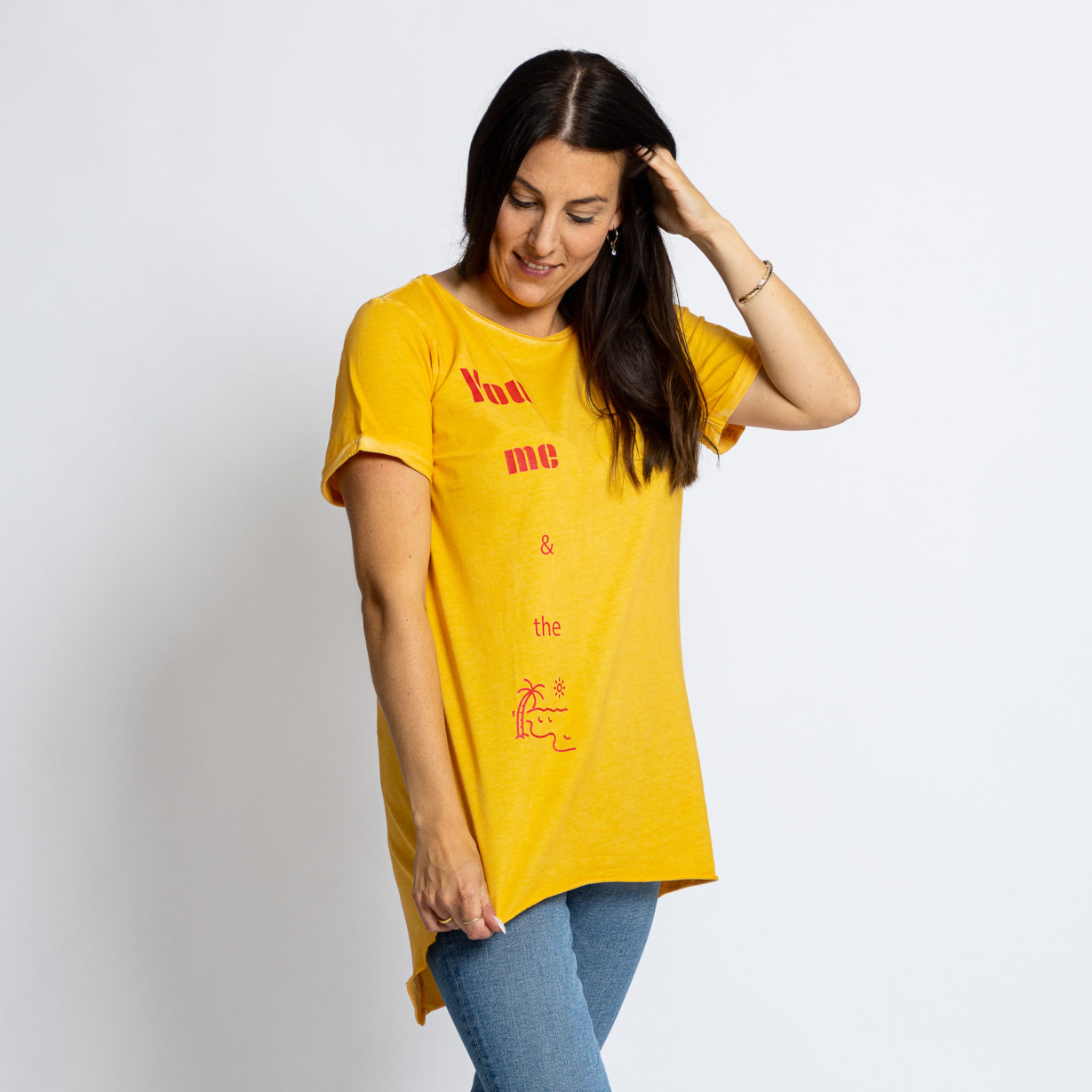 Antonia – Langes T-Shirt You and me Sun