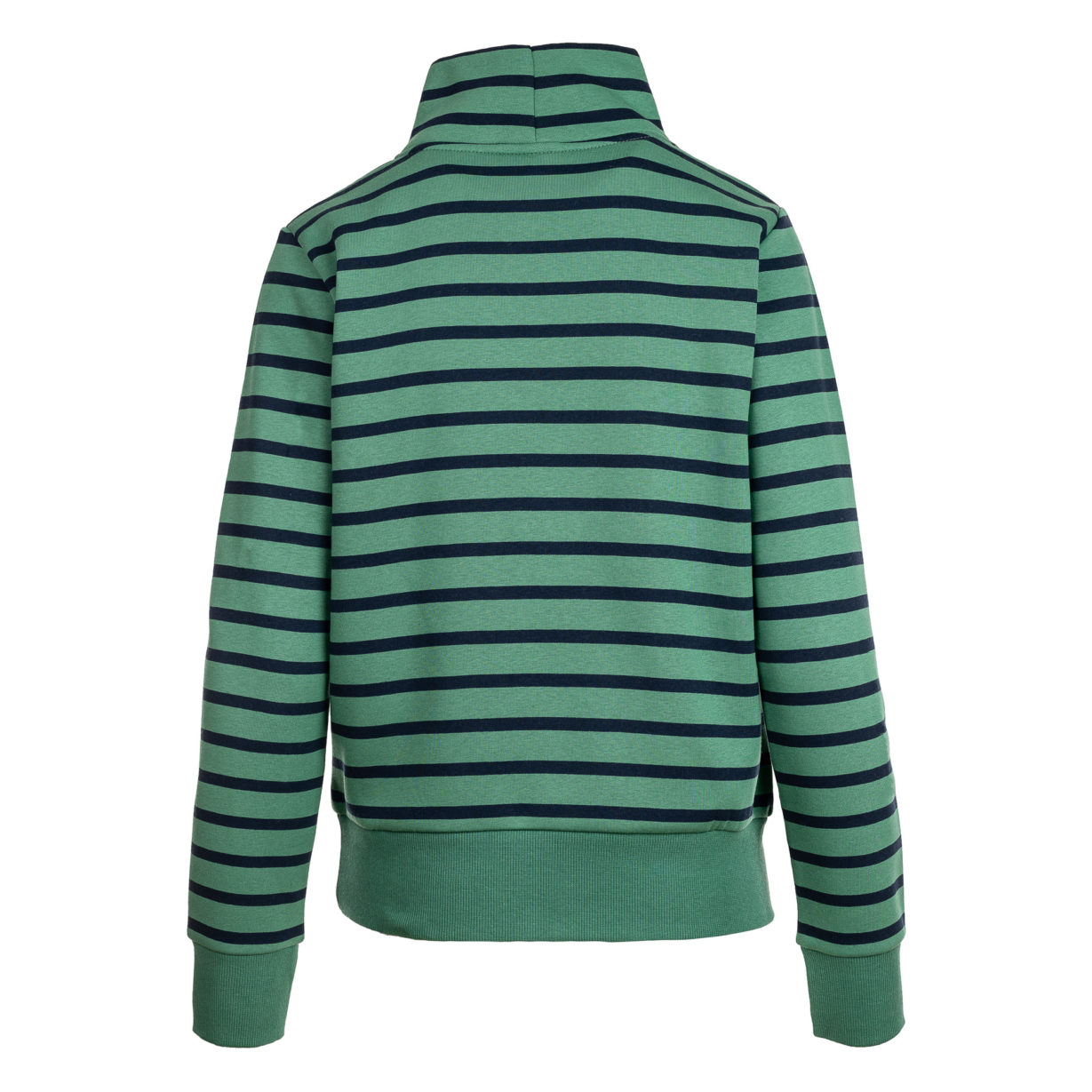 Irmgard - Sweatshirt mit Stehkragen Rücken Green
