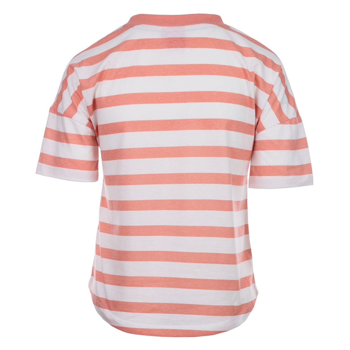 Koert - Oversized T-Shirt mit Streifen Coral Rücken